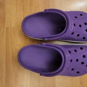 Purple  crocs